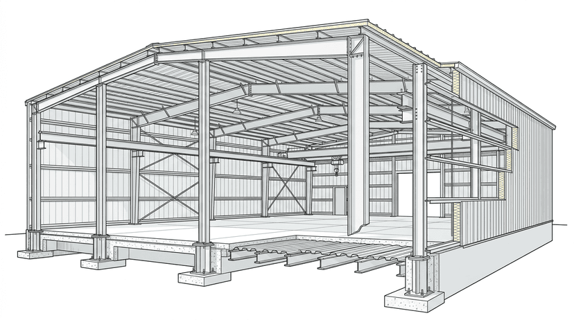 Noncombustible Construction Illustration